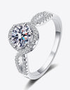 Feel The Joy 925 Sterling Silver Moissanite Ring