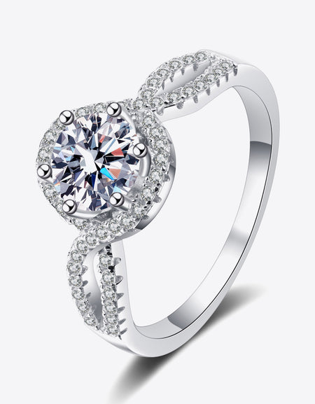 Feel The Joy 925 Sterling Silver Moissanite Ring