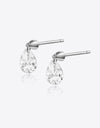 925 Sterling Silver Teardrop Earrings