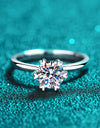 Pleasant Surprise 925 Sterling Silver 1 Carat Moissanite Ring