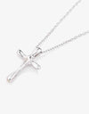 Cross Pendant 925 Sterling Silver Necklace