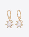 Rhinestone Decor Drop Earrings