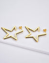 Zircon Star 925 Sterling Silver Earrings