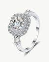 So Much Shine 2 Carat Moissanite Sterling Silver Ring