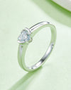 Moissanite 925 Sterling Silver Solitaire Ring