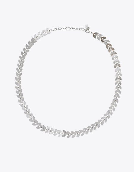 925 Sterling Silver Leaf Necklace