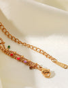 18K Gold-Plated Double-Layered Stainless Steel Necklace