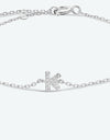 G To K Zircon 925 Sterling Silver Bracelet