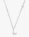 L To P Zircon 925 Sterling Silver Necklace