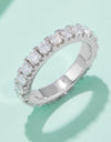 2.3 Carat Moissanite 925 Sterling Silver Eternity Ring