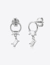 Zircon 925 Sterling Silver Drop Earrings