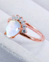 925 Sterling Silver Moonstone Ring