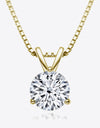 Show Off 1 Carat Moissanite Pendant Necklace