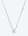 G To K Zircon 925 Sterling Silver Necklace