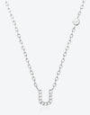 Q To U Zircon 925 Sterling Silver Necklace