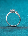 On My Mind 925 Sterling Silver Moissanite Ring