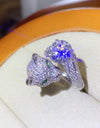 2 Carat Moissanite Adjustable Animal Ring