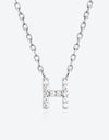 G To K Zircon 925 Sterling Silver Necklace