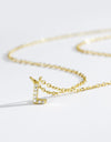 L To P Zircon 925 Sterling Silver Necklace