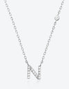 L To P Zircon 925 Sterling Silver Necklace