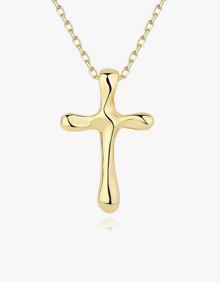 Cross Pendant 925 Sterling Silver Necklace