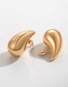 Big Size Water Drop Brass Earrings