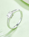 Moissanite 925 Sterling Silver Solitaire Ring