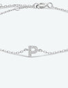 L To P Zircon 925 Sterling Silver Bracelet