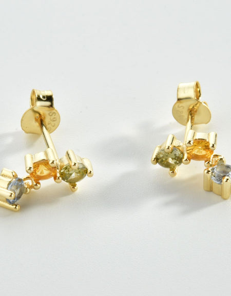 Zircon 925 Sterling Silver Earrings