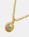 Stainless Steel 18K Gold-Plated Necklace