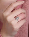 2 Carat Moissanite Teardrop Ring