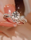 Bold Beauty 1 Carat Moissanite Heart-Shaped Ring