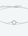 L To P Zircon 925 Sterling Silver Bracelet