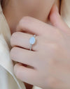 Moonstone 925 Sterling Silver Ring