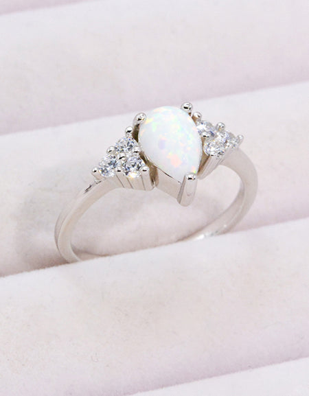 Limitless Love Opal and Zircon Ring