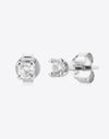 Zircon 925 Sterling Silver Stud Earrings