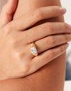 18K Gold Plated Zircon Ring