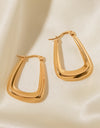 18K Gold-Plated Geometric Earrings