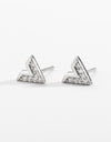 Zircon 925 Sterling Silver Stud Earrings