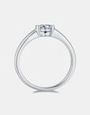 Moissanite 925 Sterling Silver Solitaire Ring