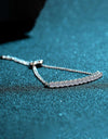 Moissanite Sterling Silver Bracelet