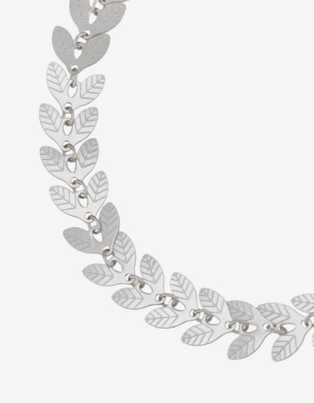 925 Sterling Silver Leaf Necklace