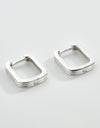 925 Sterling Silver Geometric Earrings