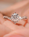 Bold Beauty 1 Carat Moissanite Heart-Shaped Ring