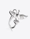 Bird-Shaped 925 Sterling Silver Single Cuff Earring