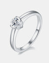 Moissanite 925 Sterling Silver Solitaire Ring