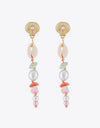 Synthetic Pearl Shell Drop Earrings