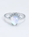 925 Sterling Silver Moonstone Ring