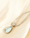 Teardrop Shape Titanium Steel Pendant Necklace