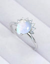 925 Sterling Silver Moonstone Ring